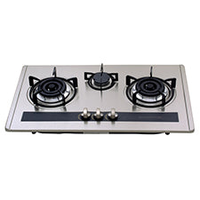 Canon Kitchen Hob CA-01 (3 Burner) SS Enameled Grill (Gold)