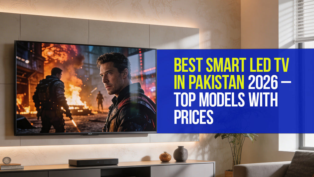 Best Smart LED TVs in Pakistan 2026 with top models and updated prices displayed.