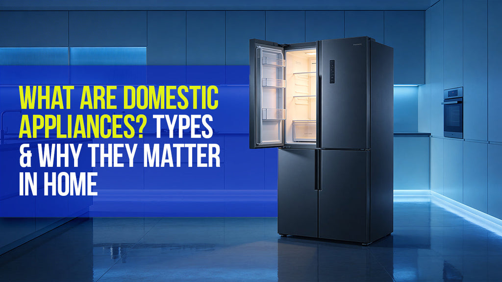 Overview of domestic appliances, their types, and importance in every home
