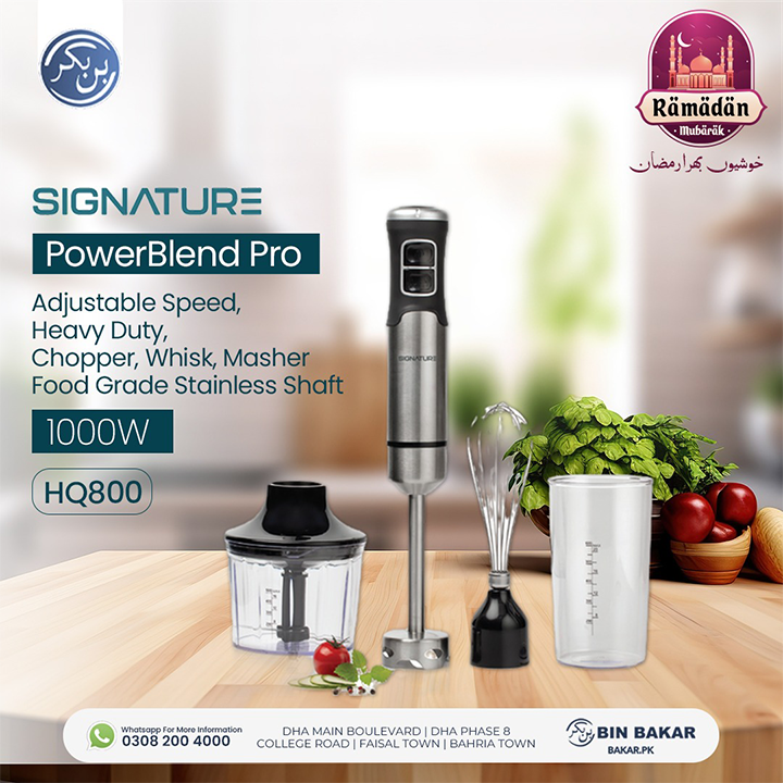 Signature Hand Blender Stick HQ800 – Bin Bakar Electronics