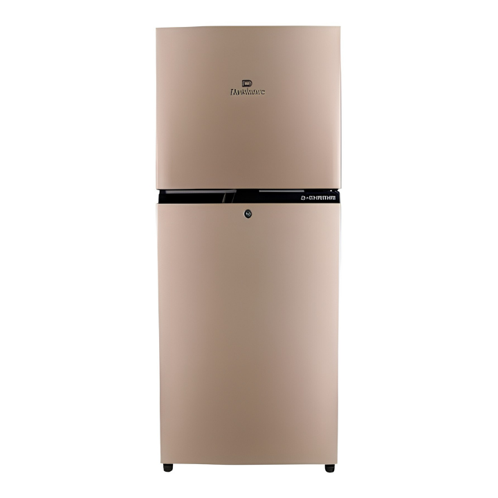 Dawlance 9140WB E-Chrome Hairline Golden Double Door Refrigerator