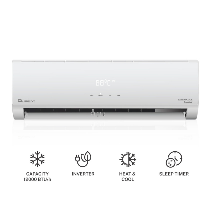 Dawlance 1 Ton DC Inverter Air Conditioner Atmos Cool 15 T3 White