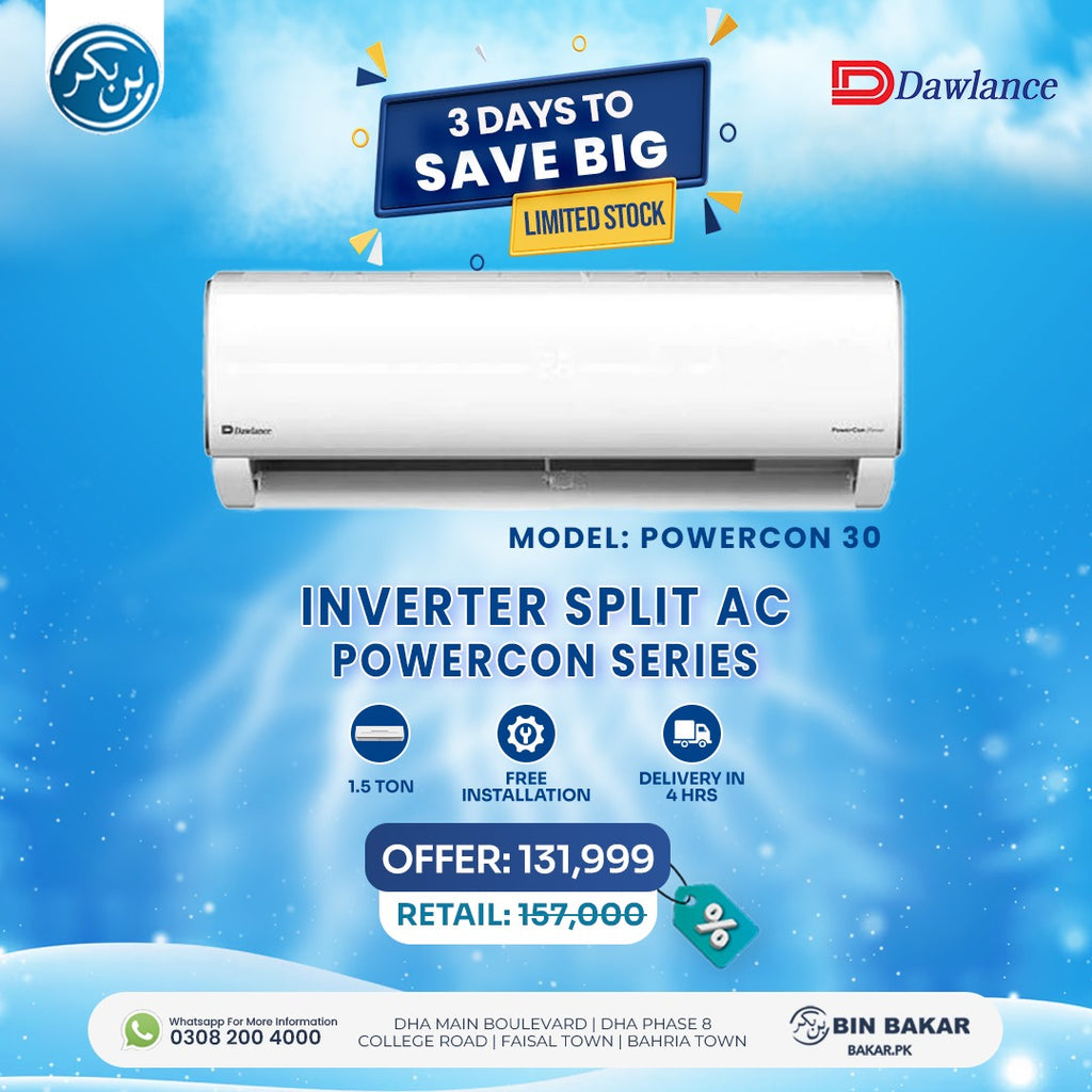 Dawlance Inverter Powercon 30 White 1.5 Ton