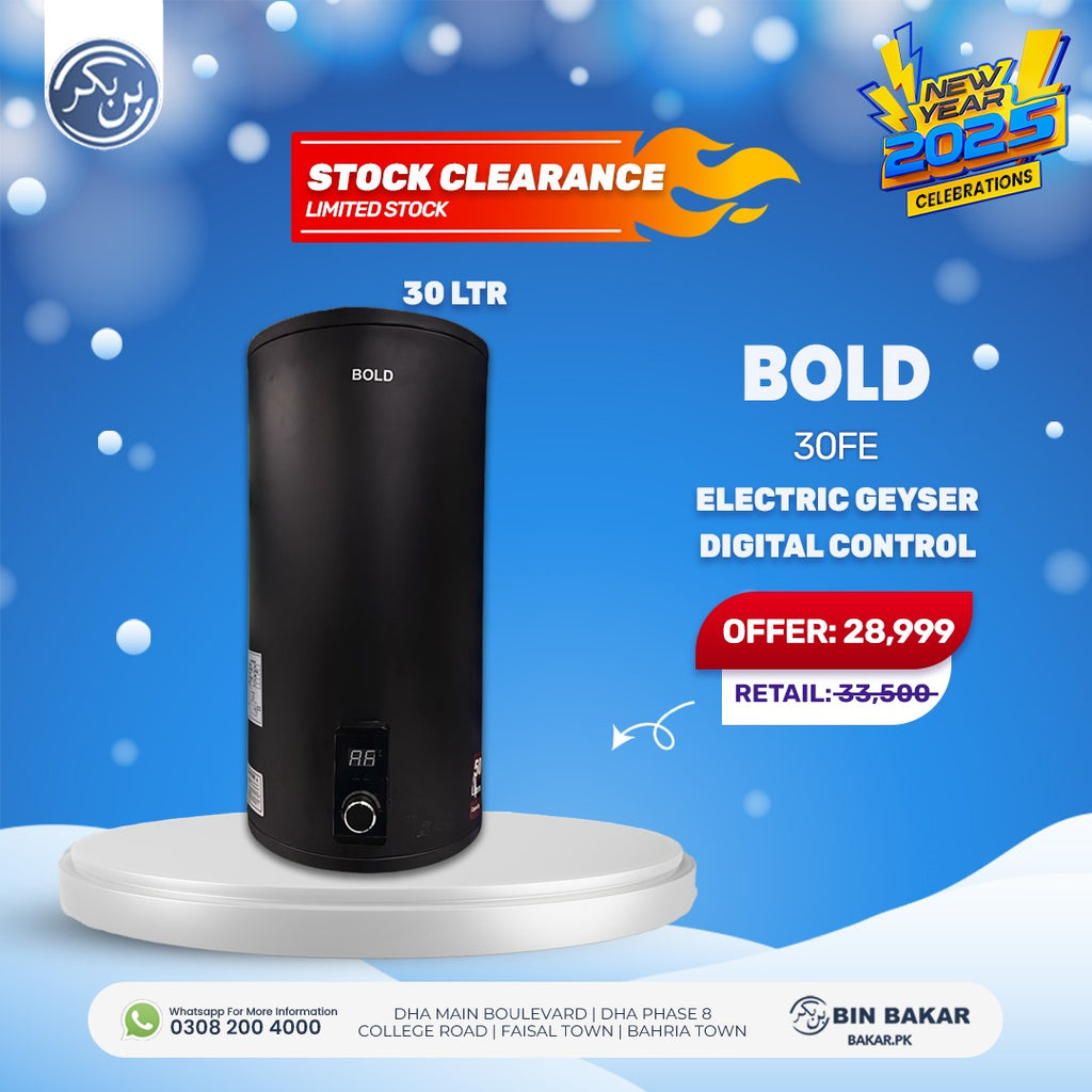 Bold Electric Geyser 30FE  30-L