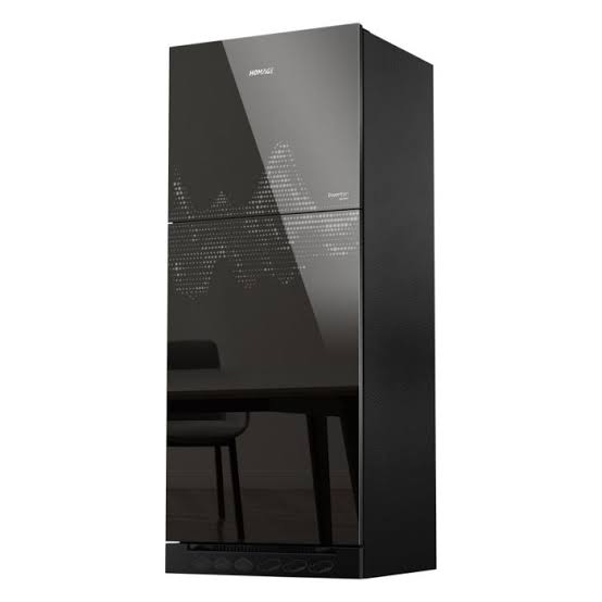 Homage HRF-47552 MIG Inverter Black Double Door Refrigerator