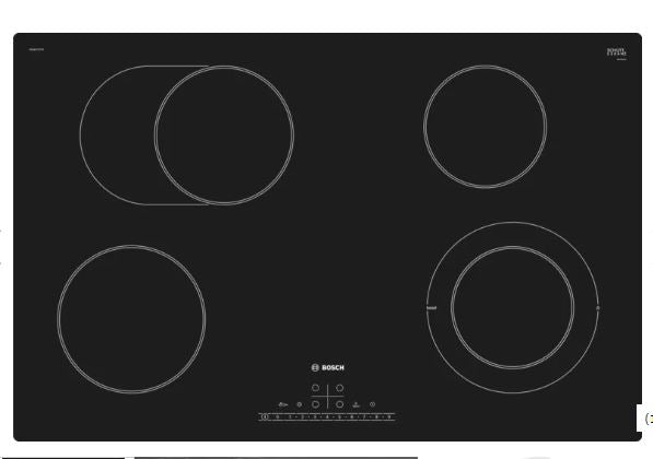 Bosch white deals electric hob